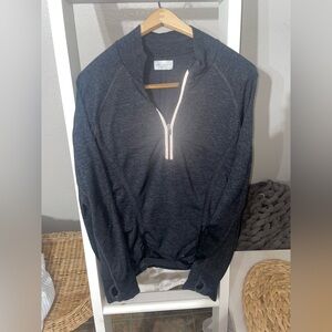 Dark gray Athleta Women’s 1/4 Zip Pullover Long Sleeve Top – Size XL